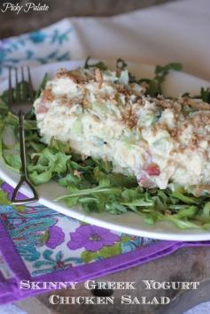 Skinny Greek Yogurt Chicken Salad (just need to calculate points for yogurt and chicken )