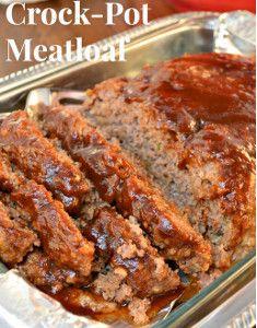 Crock pot meatloaf