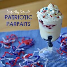 Perfectly Simple Patriotic Parfaits for Independence Day (Great for Memorial Day and Labor Day too!) - Kenarry.com