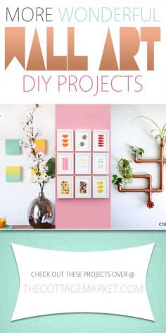 
                    
                        More Wonderful Wall Art DIY Projects - The Cottage Market
                    
                