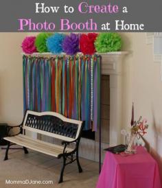 How to Create a Photo Booth at Home