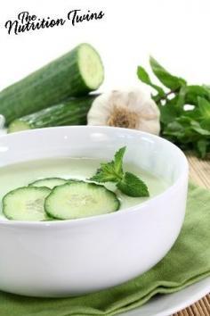 Cold Cucumber Soup! #recipe #soup #cucumber #yogurt #greekyogurt