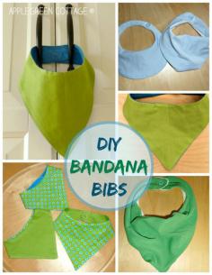 Easy DIY bandana bibs for toddlers.  Not sure yet if it's worth trying? I promise to make a pdf copy of my favorite pattern (of those I've doodled so far) and I'll give it to you. Visit my blog in a few days and it should be there. Deal? #sew #bibs