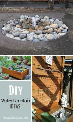 Garden WaterFountain Ideas