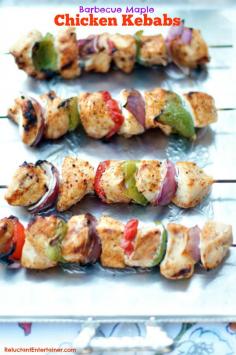 Make Your Marriage Better and Barbecue Maple Chicken Kebabs