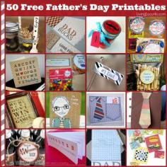 50 #Free Printables for #FathersDay