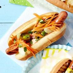 
                    
                        Carrots, jalapeños, cilantro, and cucumbers come together for a tasty and tangy hot dog topping.
                    
                