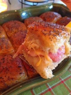 Hot Ham and Cheese Sliders