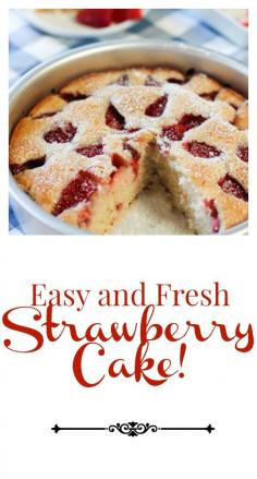 Easy Strawberry Cake