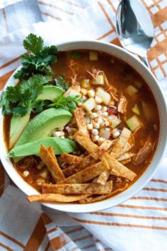 Zuppa di pollo con tortilla (Chicken tortilla soup - the English version is at the bottom)