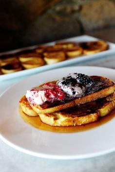 Great french toast recipe with berry butter. We added a little cinnamon to the french toast mix. Delicious.