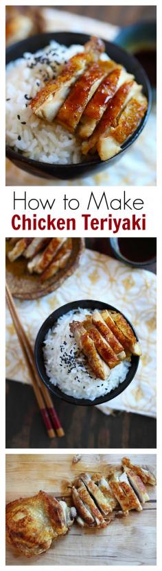 How to make chicken teriyaki? EASY recipe for teriyaki sauce plus chicken teriyaki that tastes like Japanese restaurants  instead try steak strips