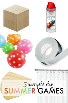 
                    
                        5 Simple DIY Summer Games using items in your home!!
                    
                