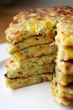 Zucchini Corn Pancakes - making some form of zucchini pancakes this week...not sure exactly which way I'm going though