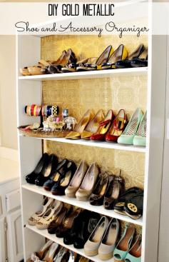 DIY bookshelf shoe rack