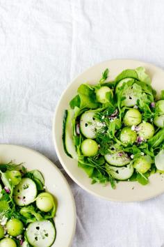 Honeydew and Cucumber Salad with Feta