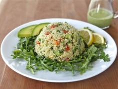 Quinoa Avocado Tabbouleh #healthy #recipe #glutenfree