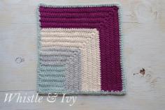 
                    
                        Color Block Afghan Square - Afghan Crochet-a-long {Free pattern by Whistle and Ivy}
                    
                