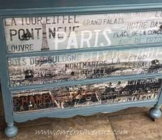 
                    
                        Upcycled Dresser with French Decal | Hometalk
                    
                