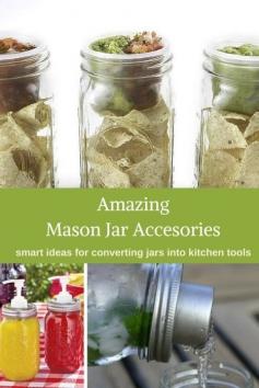 
                    
                        There is a world of accessories out there to mod a mason jar. From coffee to cocktails and from salads to cherry pitters, this list shows off at 13 amazing mason jar accessories for the kitchen (and smart ways to use them). #masonjar #ad #ebay
                    
                