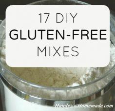 17 Gluten-Free Mix Recipes including pizza, muffin, cornbread, cookies, muffin -  #glutenfree