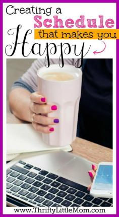 
                    
                        Creating a Schedule that makes you happy!  Everyone has the same 24 hours use these tips to make yours more joyful!
                    
                