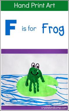 F is for Frog! What if the kids cut out there own lily pad and maybe we add some fireflies or something to a pond scene along with the pumpkin patch.