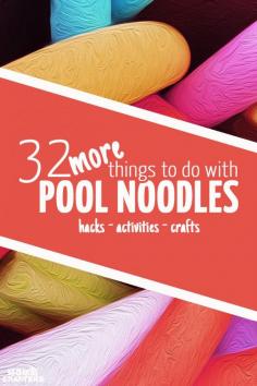 
                    
                        You won't believe it's a pool noodle! Check out how many things you can do with a pool noodle! Pool noodle activities, crafts, and hacks.
                    
                