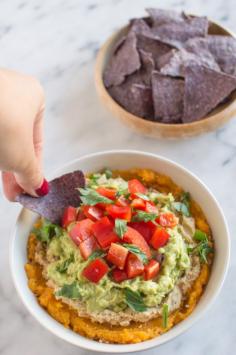
                    
                        THE BEST Butternut Squash, Hummus and Guacamole Dip
                    
                