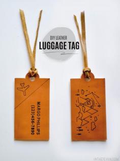 
                    
                        DIY Leather Luggage Tags
                    
                