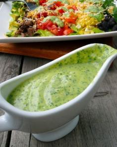 Avocado Cilantro lime dressing