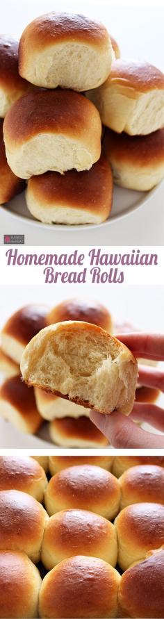 **Hawaiian Bread Rolls copycat.. These were tasty and I would make them again, however I think mine were not as fluffy as the real Hawaiian rolls, perhaps my yeast..CA
