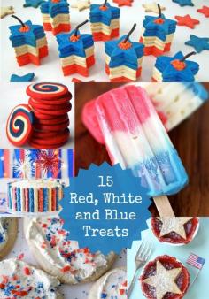 Red, White, Blue: Desserts