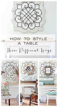 
                    
                        How To Style a Table Three Different Ways
                    
                