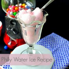 How to Make Philly Water Ice | summer ice recipe | TodaysCreativeLife.com