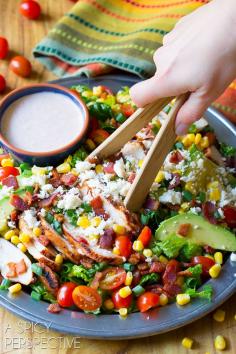 
                    
                        mexican grilled chicken salad + 4 other delicious recipes in this week’s spring salad week meal plan | Rainbow Delicious
                    
                