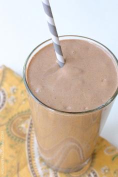 Sounds delicious! Creamy Chocolate Avocado Smoothie - Against All Grain - Award Winning Gluten Free Paleo Recipes to Eat Well & Feel Great SERVES: 1 Ingredients: 8 ounces almond milk ½ cup crushed ice 1 ripe banana 3 dates, or 1 tablespoon honey ½ avocado (about ¼ cup) 2 tablespoons raw cacao 2 tablespoons almond butter 1½ teaspoon golden flaxseed Instructions:   Blend for 30 seconds until smooth.