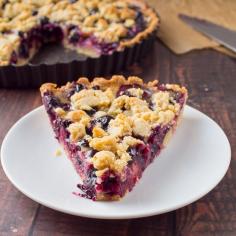 
                    
                        Blueberry Bourbon Cornmeal Crumble Tart
                    
                