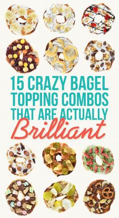 15 Insane Bagel Topping Combos That Are Actually Brilliant @buzzfeedfood