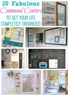 Family Command Center Ideas