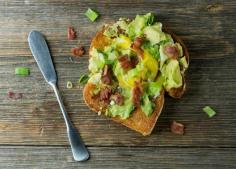 Baked Avocado with Eggs and Bacon - Framed Cooks