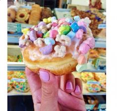 
                    
                        These Gourmet Donuts are Topped With Different Sugary Breakfast Cereals #donuts trendhunter.com
                    
                