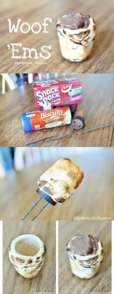 
                    
                        Campfire Recipe {Woof Em's} | click to see how to make these delicious nuggets of joy! | Camping food & recipes | Camping desserts | TodaysCreativeLif...
                    
                