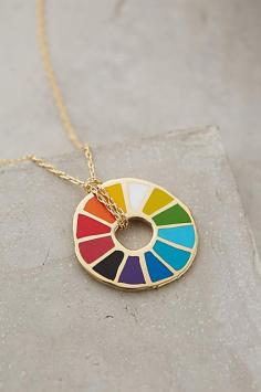 
                    
                        Colorwheel Pendant Necklace - anthropologie.com
                    
                