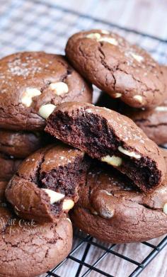 Salted Chocolate White Chocolate Chip Cookies