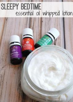 Sleepy Bedtime Essential Oil Whipped Lotion - Moments With Mandi Like this.