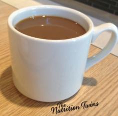 Vegan Mocha-licious Coffee | Add cocoa powder and almond milk to coffee.