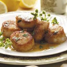 Seared Scallops with Citrus Herb Sauce Recipe | Taste of Home Recipes