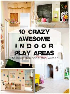 Awesome Indoor Play Areas for Kids #play #kids #playroom #indoorfun