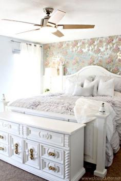 Gorgeous Shabby Chic Bedroom Makeover